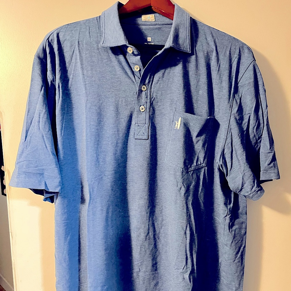 Johnnie O ( Blue- XL) Hangin’ Out Polo.
